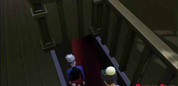  Naruto Cap 8 Kakashi y haku se pone a bailar en el sauna y luego comienza a follar sin para haku le pide que se lo meta todo por el culo ya que le gusta mas